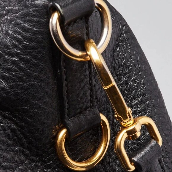 Prada Black Vitello Daino Leather Top Handle Bag BR4420 - Picture 7 of 12